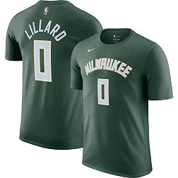 Nike Men's Milwaukee Bucks Damian Lillard #0 Icon T-Shirt