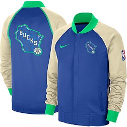 Nike Men's 2023-24 City Edition Milwaukee Bucks Royal Showtime Full Zip Jacket