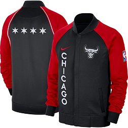 Nike Men's 2023-24 City Edition Chicago Bulls Black Showtime Full Zip Jacket