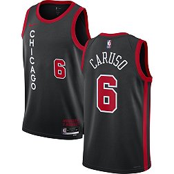 Nike Men's 2023-24 City Edition Chicago Bulls Alex Caruso #6 Black Swingman Jersey