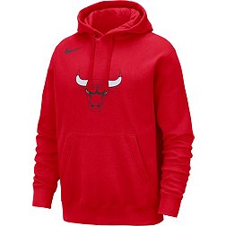Nike Men's Chicago Bulls Red Logo Hoodie