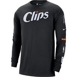Nike Men's 2023-24 City Edition Los Angeles Clippers Courtside M90 Long Sleeve Logo T-Shirt