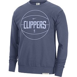 Nike Men's Los Angeles Clippers Standard Issue Blue Crewneck Sweatshirt