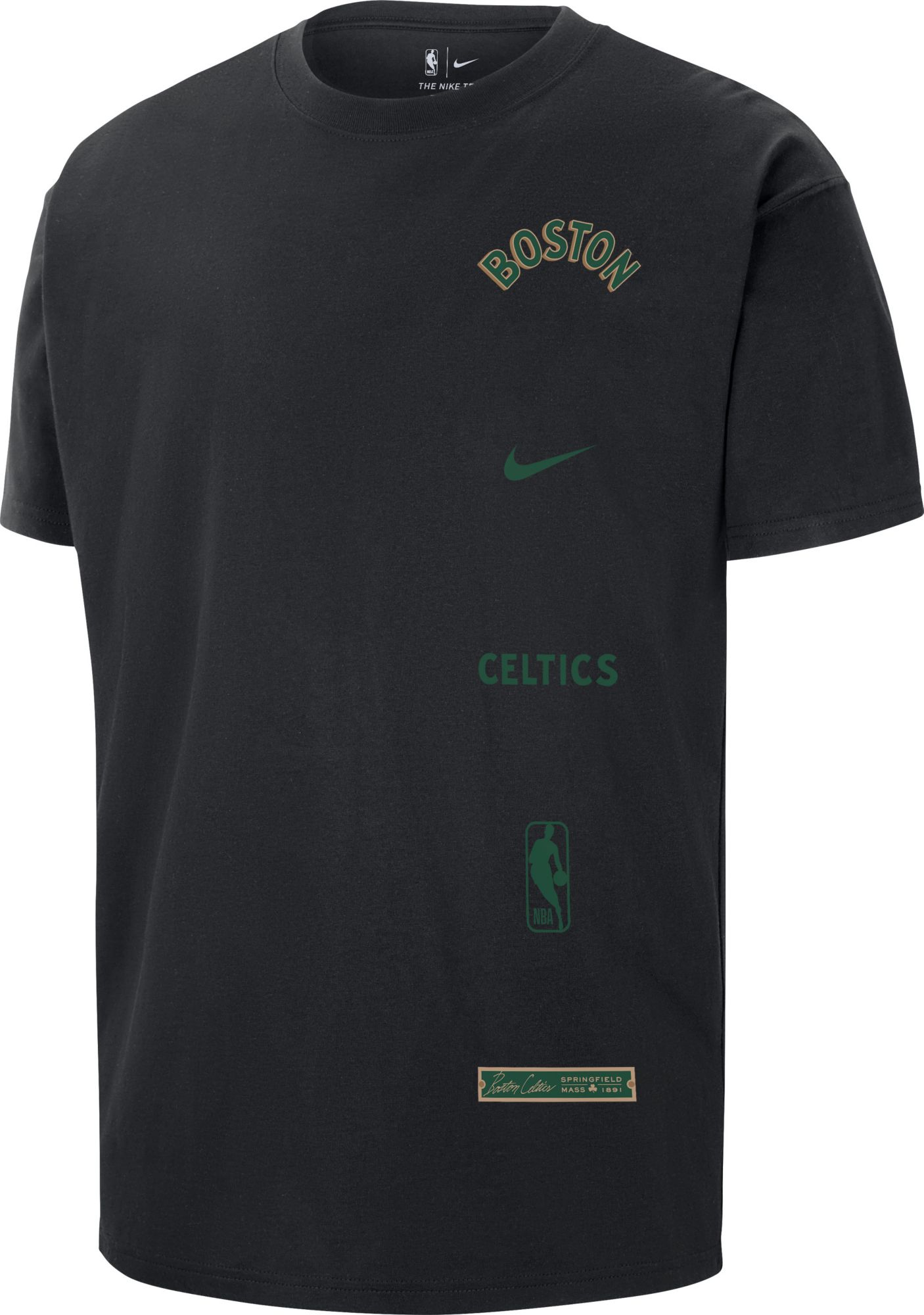 Nike Men's 2023-24 City Edition Boston Celtics Courtside M90 Logo T-Shirt