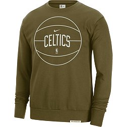 Nike Men's Boston Celtics Standard Issue Green Crewneck Sweatshirt