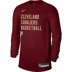 Nike Men's Cleveland Cavaliers Red Practice Long Sleeve T-Shirt