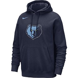 Nike Men's Memphis Grizzlies Navy Logo Hoodie