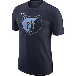Nike Men's Memphis Grizzlies Navy Essential Logo T-Shirt