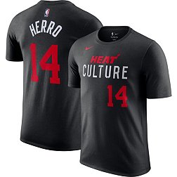 Nike Men's 2023-24 City Edition Miami Heat Tyler Herro #14 Black T-Shirt