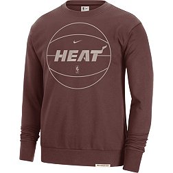 Nike Men's Miami Heat Standard Issue Red Crewneck Sweatshirt