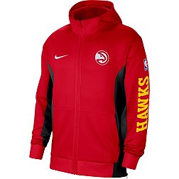 Nike Men's Atlanta Hawks Red Showtime Full Zip Hoodie