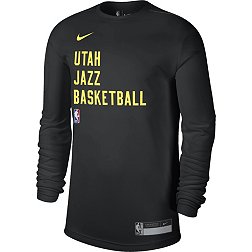 Nike Men's Utah Jazz Black Practice Long Sleeve T-Shirt