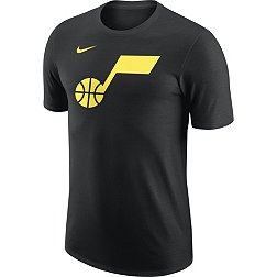 Nike Men's Utah Jazz Black Essential Logo T-Shirt