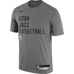Nike Men's Utah Jazz Grey Practice T-Shirt