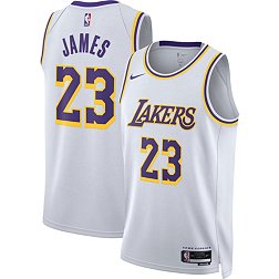 Los Angeles Lakers Association Edition 2022/23 Nike Dri-Fit NBA Swingman Jersey - White, 3XL (60)