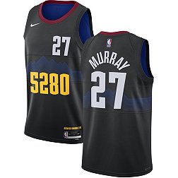 Nike Men's 2023-24 City Edition Denver Nuggets Jamal Murray #27 Black Swingman Jersey