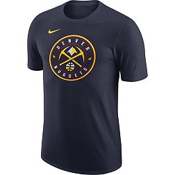 Nike Men's Denver Nuggets Navy Essential Logo T-Shirt
