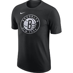 Nike Men's Brooklyn Nets Black Essential Logo T-Shirt