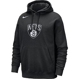 Nike Men's Brooklyn Nets Black Logo Hoodie