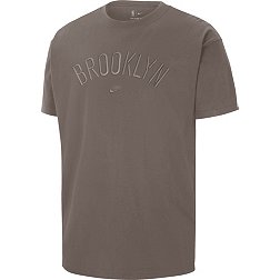 Ecru MAN Standard Fit Brooklyn Nets Licensed Crew Neck T-Shirt