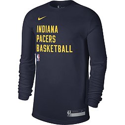 Nike Men's Indiana Pacers Navy Practice Long Sleeve T-Shirt