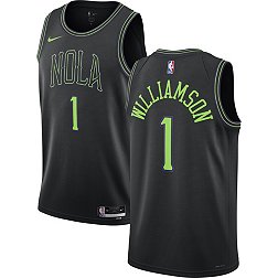 Nike Men's 2023-24 City Edition New Orleans Pelicans Zion Williamson #1 Black Swingman Jersey