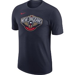 Nike Men's New Orleans Pelicans Navy Essential Logo T-Shirt