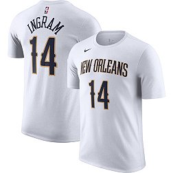 Nike Men's New Orleans Pelicans Brandon Ingram #14 White T-Shirt
