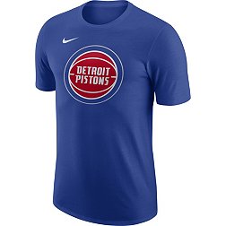 Nike Men's Detroit Pistons Blue Essential Logo T-Shirt