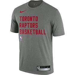 Nike Men's Toronto Raptors Grey Practice T-Shirt