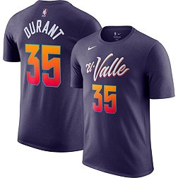 Nike Men's 2023-24 City Edition Phoenix Suns Kevin Durant #35 Black T-Shirt
