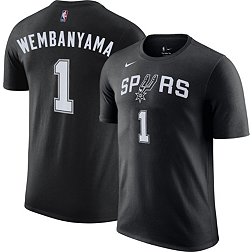 San Antonio Spurs Adult Pride Black Baseball Jersey - The Official
