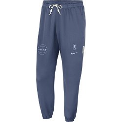 Nike Men's 2022-23 City Edition New York Knicks Grey Courtside Fleece Sweatpants, Small, Gray