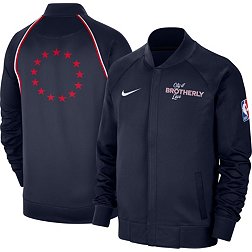 Nike Men's 2023-24 City Edition Philadelphia 76ers Navy Showtime Full Zip Jacket