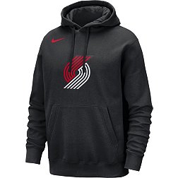 Nike Men's Portland Trail Blazers Black Logo Hoodie