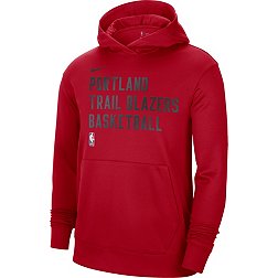 Nike Men's Portland Trail Blazers Red Spotlight Hoodie