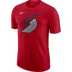 Nike Men's Portland Trail Blazers Red Essential Logo T-Shirt