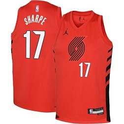 Nike Men's Portland Trail Blazers Shaeden Sharpe #17 Statement Jersey