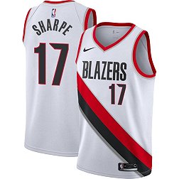 Nike Men's Portland Trail Blazers Shaeden Sharpe #17 Association Jersey