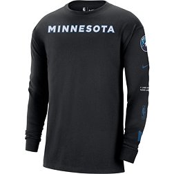 Nike Men's 2023-24 City Edition Minnesota Timberwolves Courtside M90 Long Sleeve Logo T-Shirt