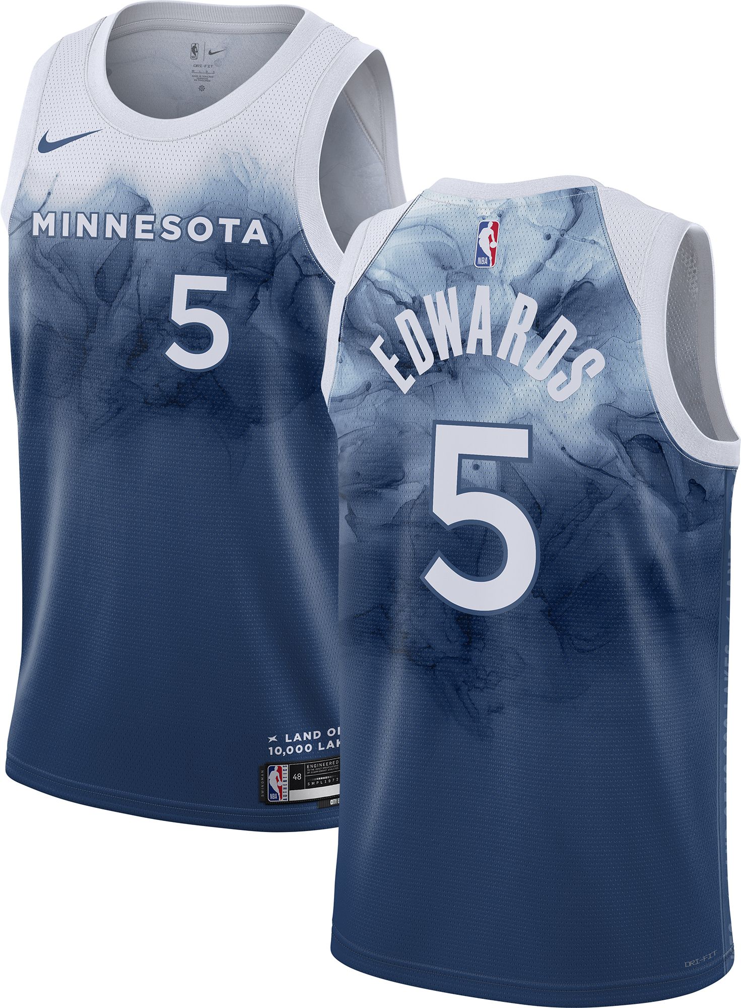 Nike Men's 202324 City Edition Minnesota Timberwolves Anthony Edwards