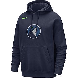 Nike Men's Minnesota Timberwolves Navy Logo Hoodie