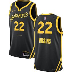 Nike Men's 2023-24 City Edition Golden State Warriors Andrew Wiggins #22 Black Swingman Jersey