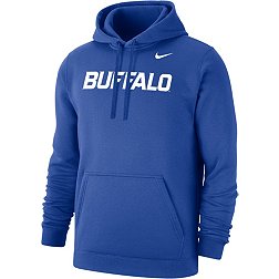 Nike Men's Buffalo Bulls Blue Club Fleece Pill Swoosh Pullover Hoodie