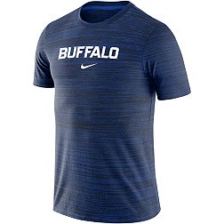 Nike Men's Buffalo Bulls Blue Dri-FIT Velocity Football Team Issue T-Shirt