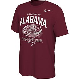 Nike Men's Alabama Crimson Tide Crimson Stadium T-Shirt
