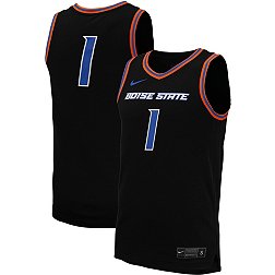 Nike Men's Boise State Broncos #1 Black Alternate Replica Basketball Jersey