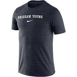 Nike Men's BYU Cougars Blue Dri-FIT Velocity Football Team Issue T-Shirt