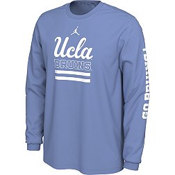 Jordan Men's UCLA Bruins Blue Core Cotton Long Sleeve T-Shirt