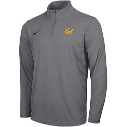 Nike Men's Cal Golden Bears Grey Intensity Quarter-Zip
